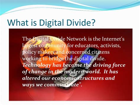 Chapter 10: The Digital Divide