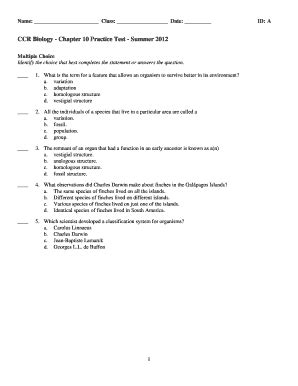 Chapter 10 Biology Test Answers Reader