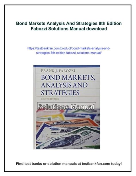 Chapter 10 Solutions Bond Markets Analysis Strategies 8th Edition PDF