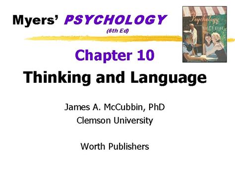 Chapter 10 Thinking Language Myers Psychology Answers PDF