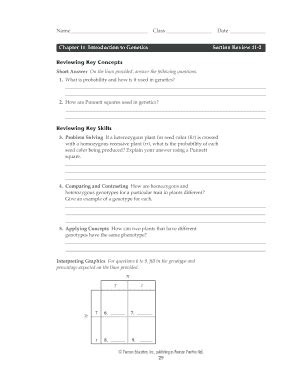 Chapter 11 Introduction To Genetics Section Review 1 Answers Kindle Editon