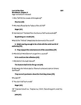 Chapter 11 Questions Answers Lord Of The Flies Doc