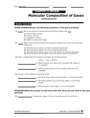 Chapter 11 Review Molecular Composition Of Gases Mixed Answers Reader