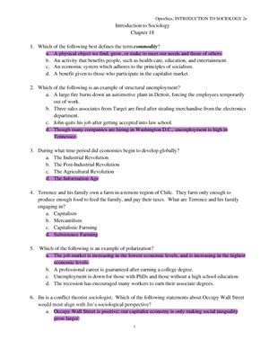 Chapter 11 Sociology Test Answers Doc