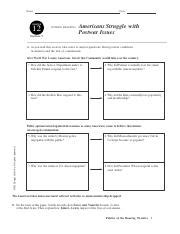 Chapter 12 Guided Reading Section 1 America Struggles With Postwar Issues Answers PDF PDF