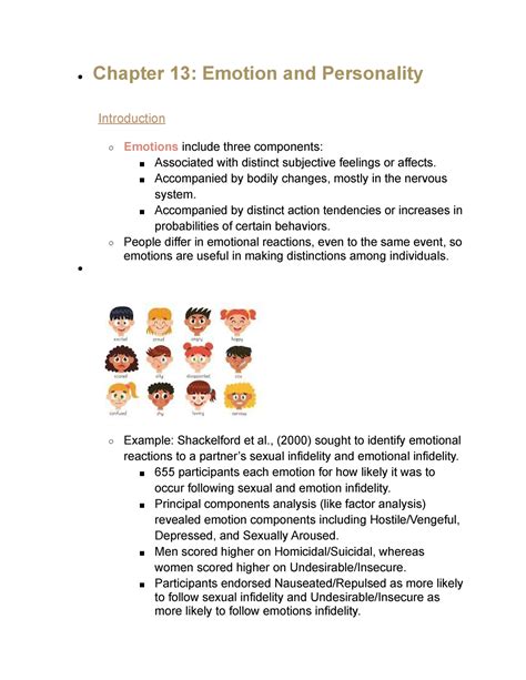 Chapter 13 Emotion Psychology Packet Answers Epub