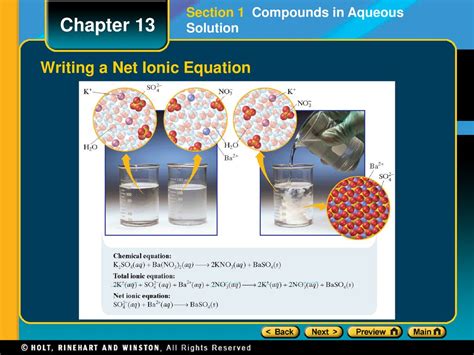 Chapter 13 Review Section 1 Ions In Aqueous Solutions Doc