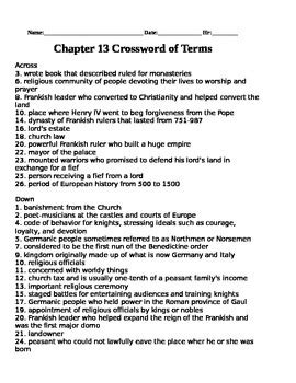 Chapter 13 The Early Middle Ages Test Answers Kindle Editon