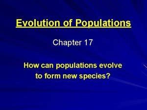 Chapter 16 2 Evolution Of Populations Answer Key Doc