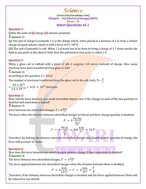 Chapter 16 Electricity Physical Science Answers Kindle Editon