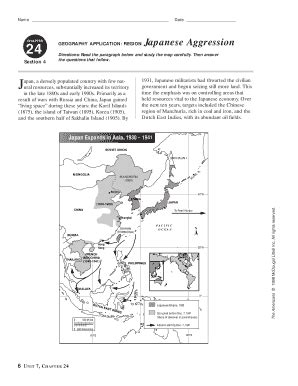 Chapter 16 Section 4 Japanese Aggression Answers Doc