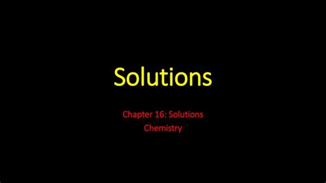 Chapter 16 Solutions Chemistry Kindle Editon