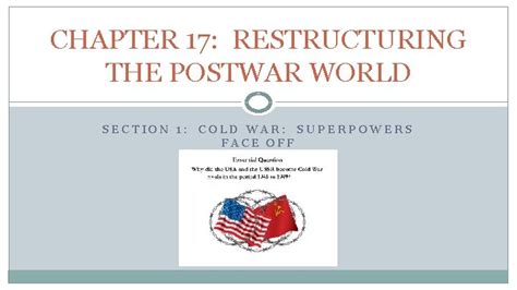 Chapter 17 Restructuring The Postwar World Answers PDF