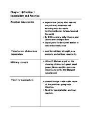 Chapter 18 Section 1 Imperialism America Answers Reader