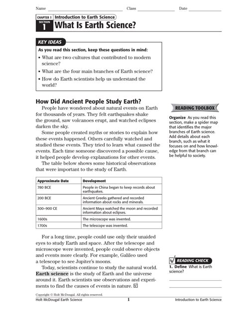 Chapter 19 Holt Earth Science Answer Key Reader