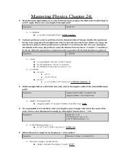 Chapter 24 Mastering Physics Answers Reader