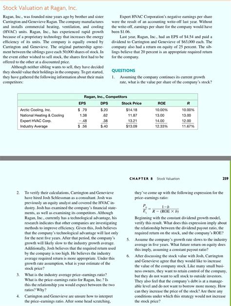 Chapter 24 Mini Case Solution Of Corporate Finance Reader