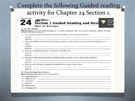 Chapter 24 Section 1 Guided Reading And Review Answers The War Unfold Epub