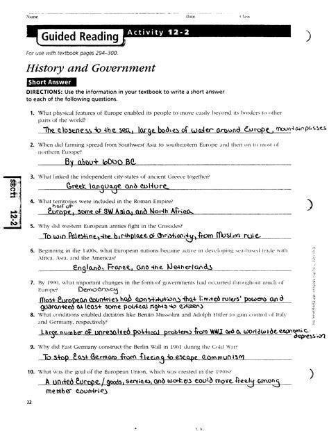 Chapter 25 Section 2 Guided Reading Answers Reader