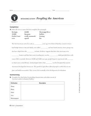 Chapter 27 Section 1 Reteaching Activity Postwar America Answers Doc