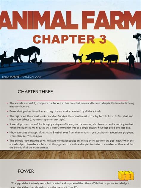 Chapter 3 Animal Farm Answers Reader