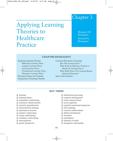 Chapter 3 Applying Learning Theories to Margaret M ..  Ebook Doc