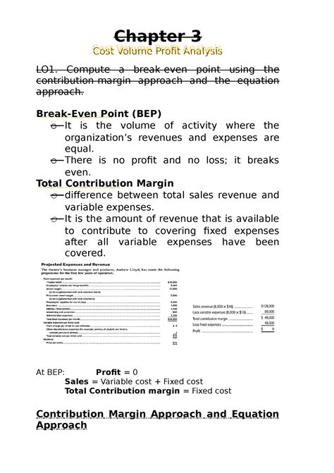 Chapter 3 Cost Volume Profit Analysis Answers Epub