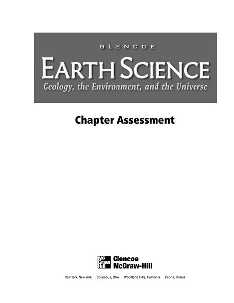 Chapter 3 Review Answer Key In Glencoe Earth Science PDF