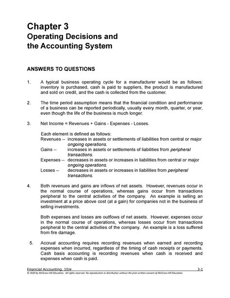 Chapter 3 Solutions Accounting Libby Doc