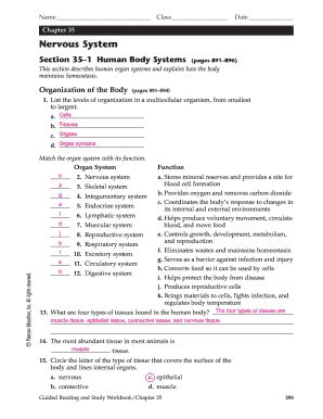 Chapter 35 Nervous System Work Answers Kindle Editon