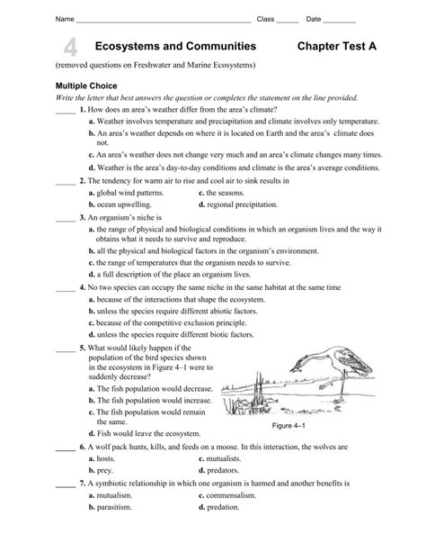 Chapter 4 Ecosystems And Communities Answers Reader