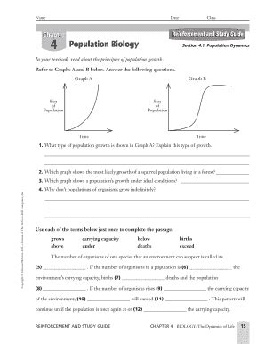 Chapter 4 Population Biology Worksheet Answers Reader