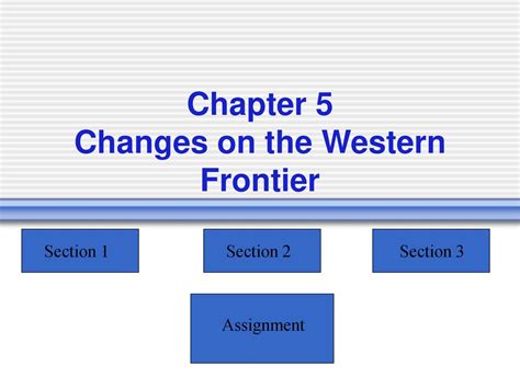 Chapter 5 Changes On The Western Frontier Test Answers Kindle Editon