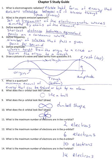 Chapter 5 Electrons In Atoms Test A Answer Key Epub