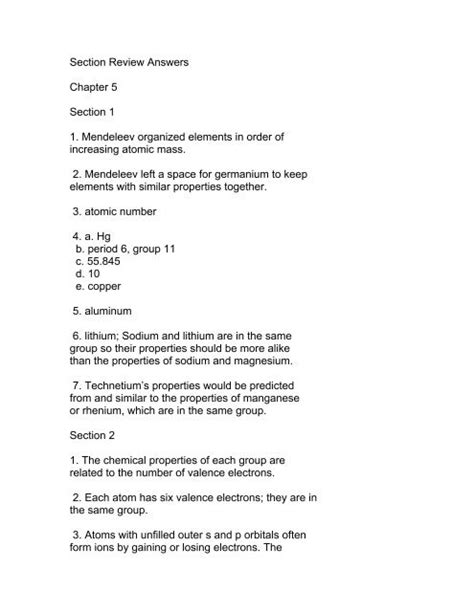 Chapter 5 Section 1 Guided Reading Review Answers Reader