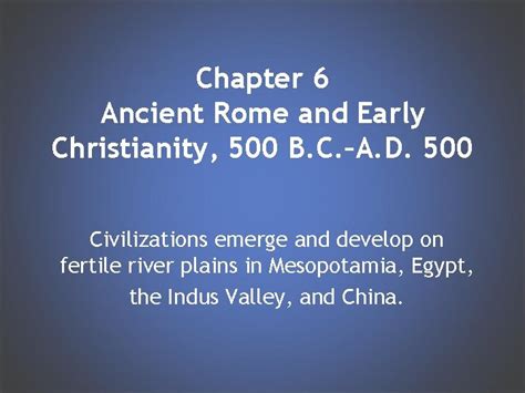 Chapter 6 Ancient Rome Early Christianity Answers Reader