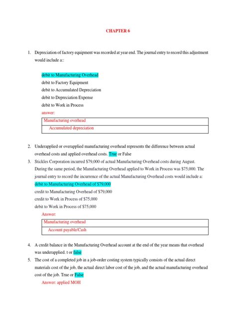 Chapter 6 Quizlet: A Comprehensive Guide for Success