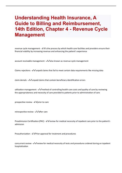 Chapter 7 Answer Key A Guide To Billing Reimbursement Reader