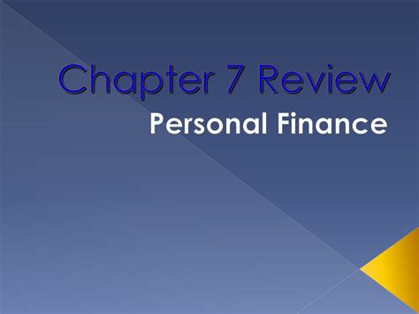 Chapter 7 Foundations In Personal Finance Money Review Answers Kindle Editon