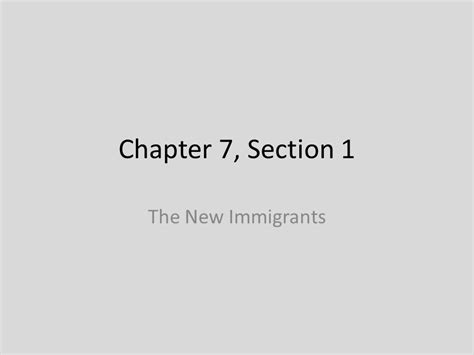 Chapter 7 Section 1 The New Immigrants Answers Epub