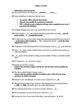 Chapter 7 Skills And Applications Drivers Ed Answers PDF