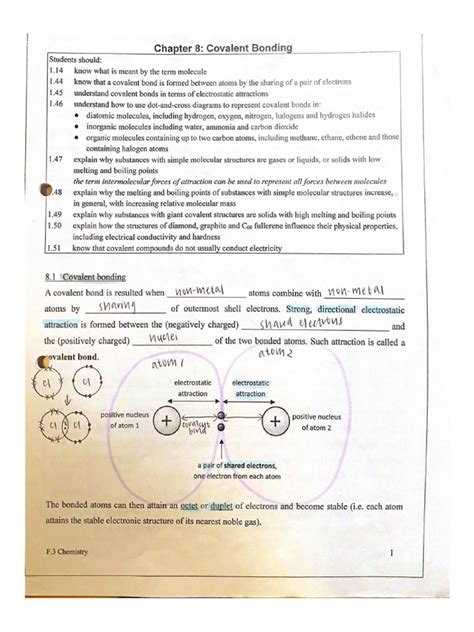 Chapter 8 Covalent Bonding Assessment Answers Kindle Editon