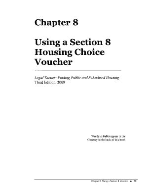 Chapter 8 Using A Section 8 Voucher 2009 Masslegalhelp 106057 PDF PDF