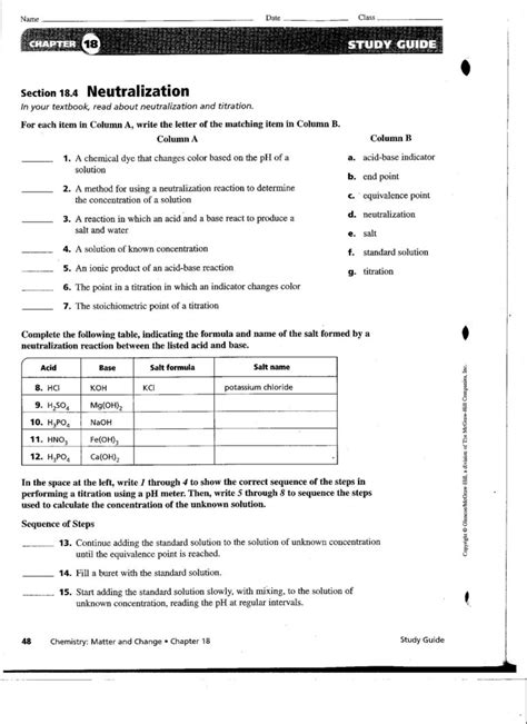 Chapter 9 Review Stoichiometry Section 1 Answer Key PDF