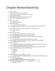 Chapter Review Electricity Answers Epub