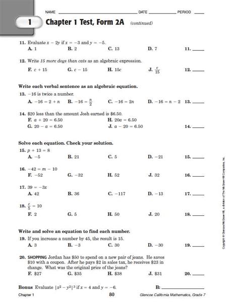 Chapter5 Testy Algebra 1 Answers Mcdougal Epub