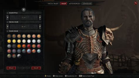 Character Customization: A Symphony of Darkness