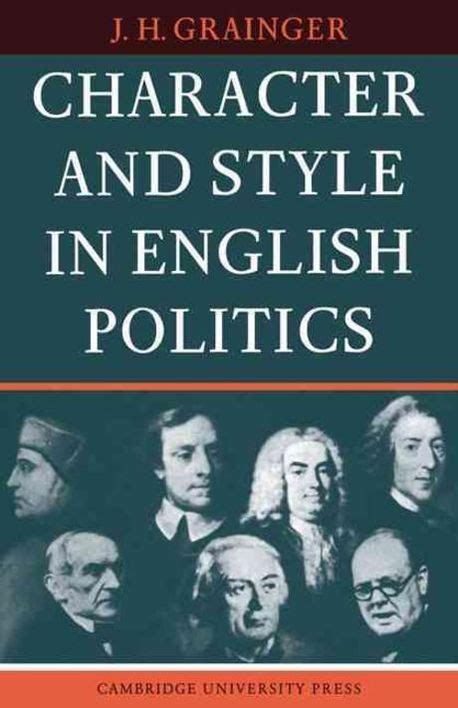 Character and Style in English Politics (Paperback) Ebook Epub