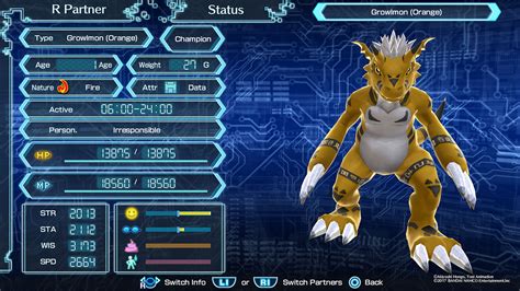 Characteristics of Orange Digimon