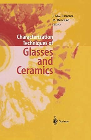 Characterization Techniques of Glasses and Ceramics PDF